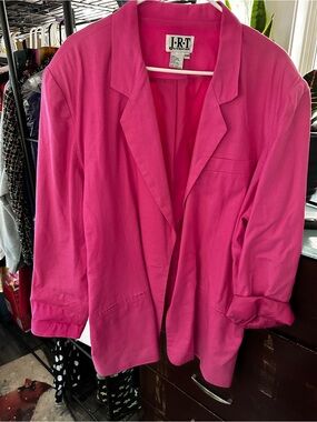 Newport Bright Pink Blazer Jacket